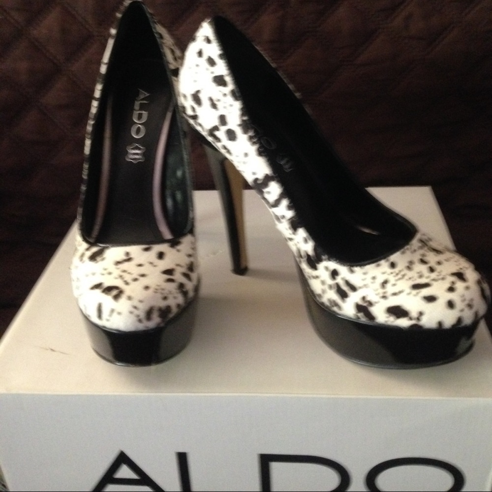 Aldo platform toe stilettos.